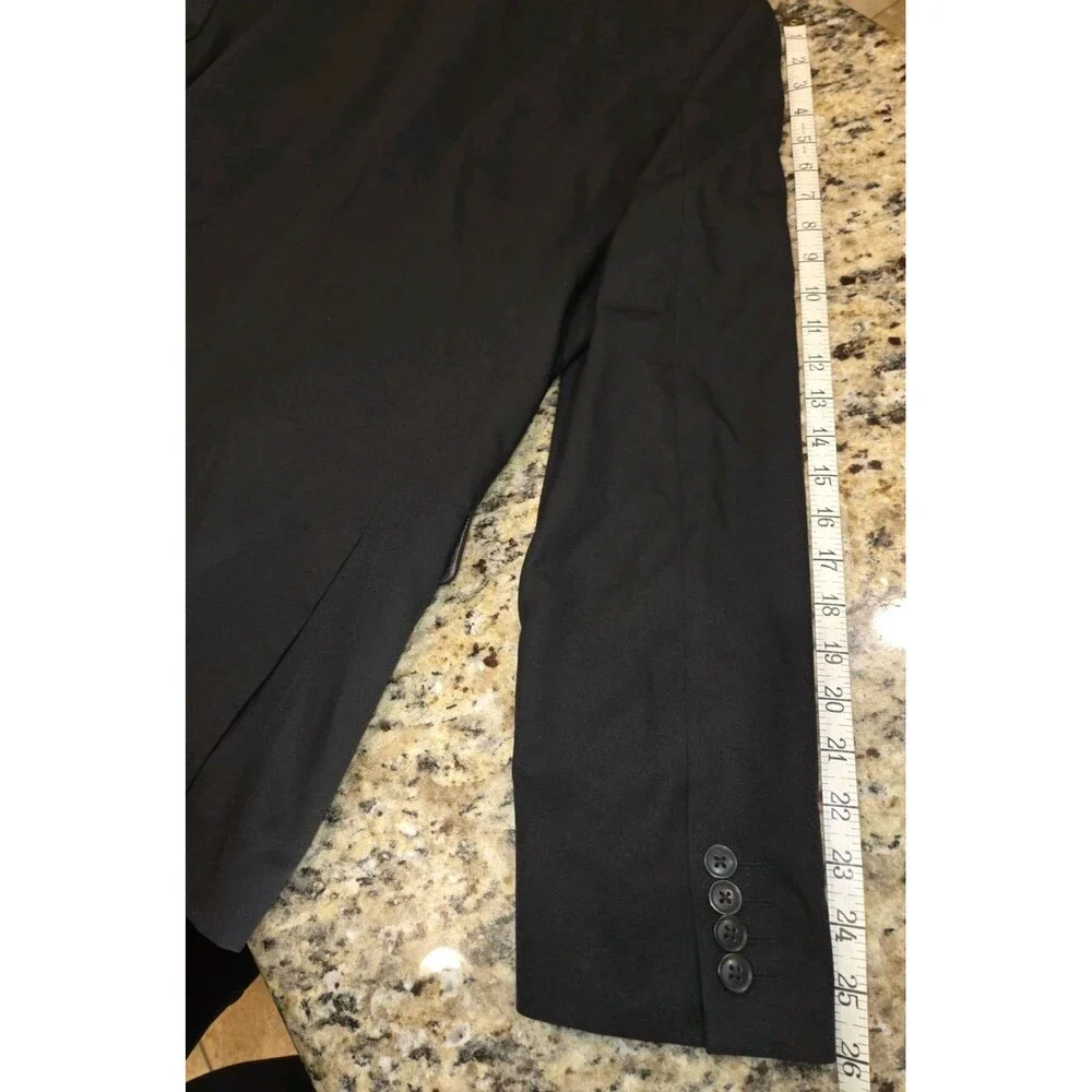 Claiborne Blazer Jacket Mens Size 40 Black, Lined, Never Worn